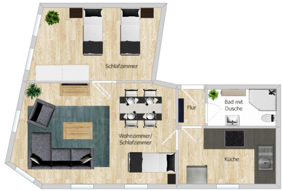 Apartmán Zentral Und Ruhig In Auerbach Auerbach  Exteriér fotografie